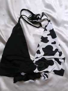 Cow Print Bikini Set