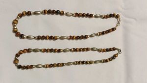 Tiger Eye Beaded Necklace