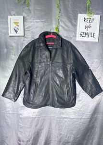 Classic Black Leather Jacket