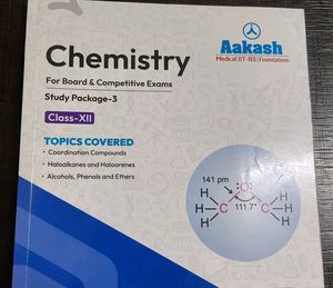 Aakash Chemistry Study Package-5 books Class XII