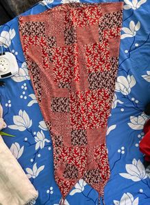 Patchwork Floral Midi Dress