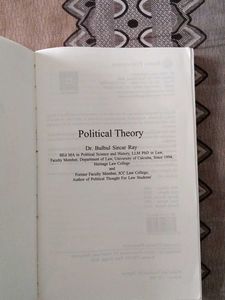 Political Theory by Bulbul Sircar Ray