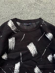 Abstract Print Sweater