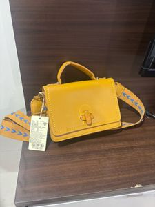 Stylish Yellow Crossbody Bag
