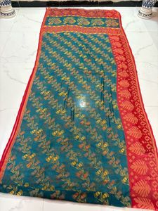 Beautiful Floral Print Saree