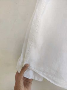 Classic White Linen Shirt