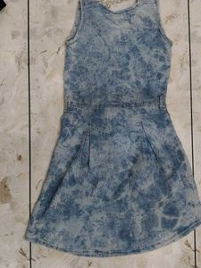 Denim Pinafore Dress