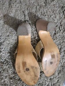 Stylish Woven Heeled Mules
