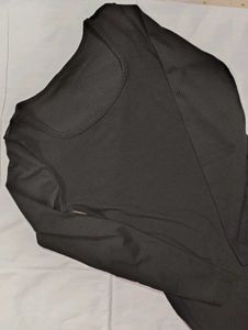 Elegant Black Long Sleeve Dress