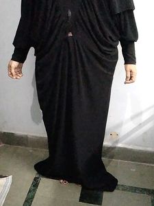 Elegant Black Abaya with Hijab
