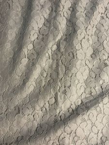 Elegant White Lace Midi Skirt