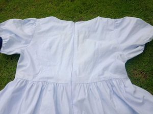 Cute Puff Sleeve Midi Dress