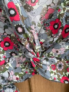 Floral Palazzo Pants and Crop Top Set