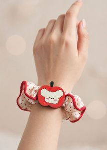 Cute Apple Bear Scrunchie| Kawaii edition