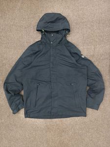 Men's Dark Grey Hooded Jacket