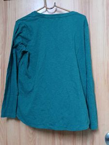 Lands' End Teal Long Sleeve Tee