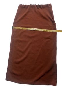 Satin Midi Skirt