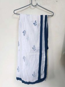 Blue Embroidered Kurta