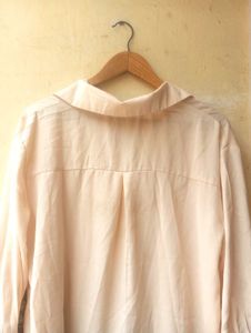 Stylish Beige Linen Shirt (Women)