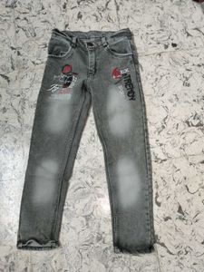 Gray Denim Jeans