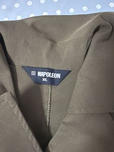 Stylish Olive Green Double Breasted Top