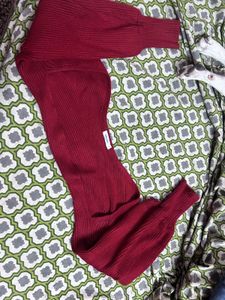 Burgundy Knit Sweater or shrug