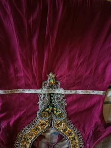 Embellished Magenta anarkali Kurta, bust 40 inches