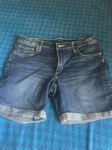 Classic Blue Denim Shorts