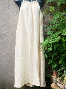 Elegant Cream Maxi Dress