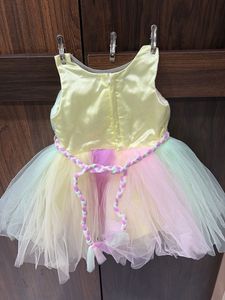 Pastel Rainbow Tulle Dress