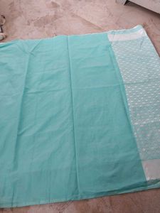 Elegant Teal Saree with blouse