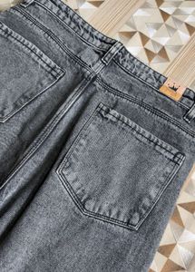 Grey Wash Denim Jeans