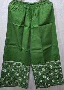 Kantha Embroidered Palazzo Pants