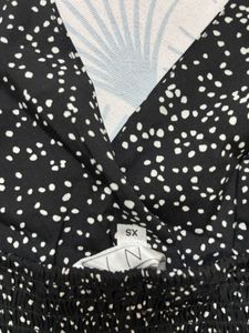 Chic Polka Dot Halter Neck Crop Top