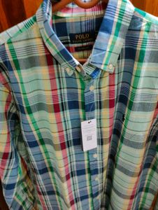 NEW Polo Ralph Lauren Plaid Button-Down Shirt