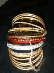 Set of Golden Bangles