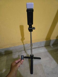 Tripod/Selfie Stick with LED Light