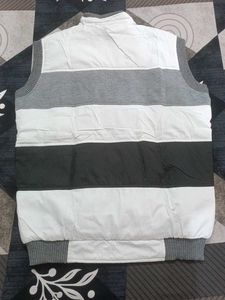 Men's Striped Padded Vest reversible