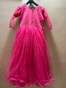 Beautiful Pink Embroidered Gown