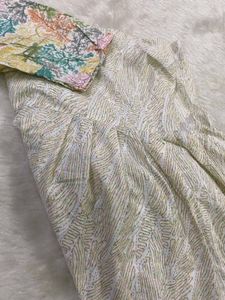 Pastel Floral &amp; Botanical Printed Kurti &amp; salwar