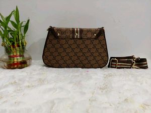 Stylish Monogram Shoulder Bag