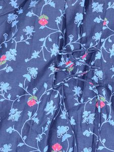 Beautiful Blue Floral Kurta