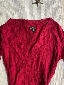printerest y2k fitted knit sweater