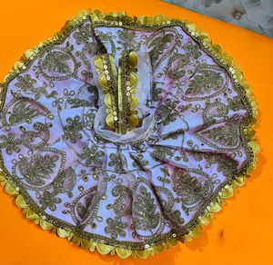 Laddu Gopal Fancy Dress Fabric Net