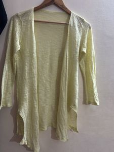 yellow open shrug