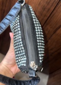 Sparkly Rhinestone Clutch Bag
