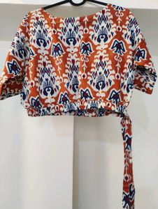 Stylish Printed Crop Top