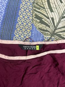 Maroon Camisole Top