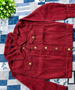 Trendy korean style crop jacket