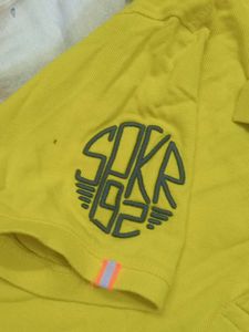 Men's Yellow Polo T-Shirt